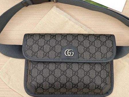 Italienische GG Guertelttasche beschichteter Canvas Neu