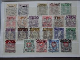 Gutes Lot gestempelt ab alt mit einem hohen KW ab CHF 1.--