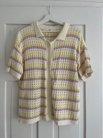 You Me and the Sea Strickjacke Damen Gestreift Gr. M