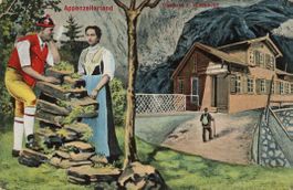 Wildkirchli   AI  untterhalb der Ebenalp       um 1907