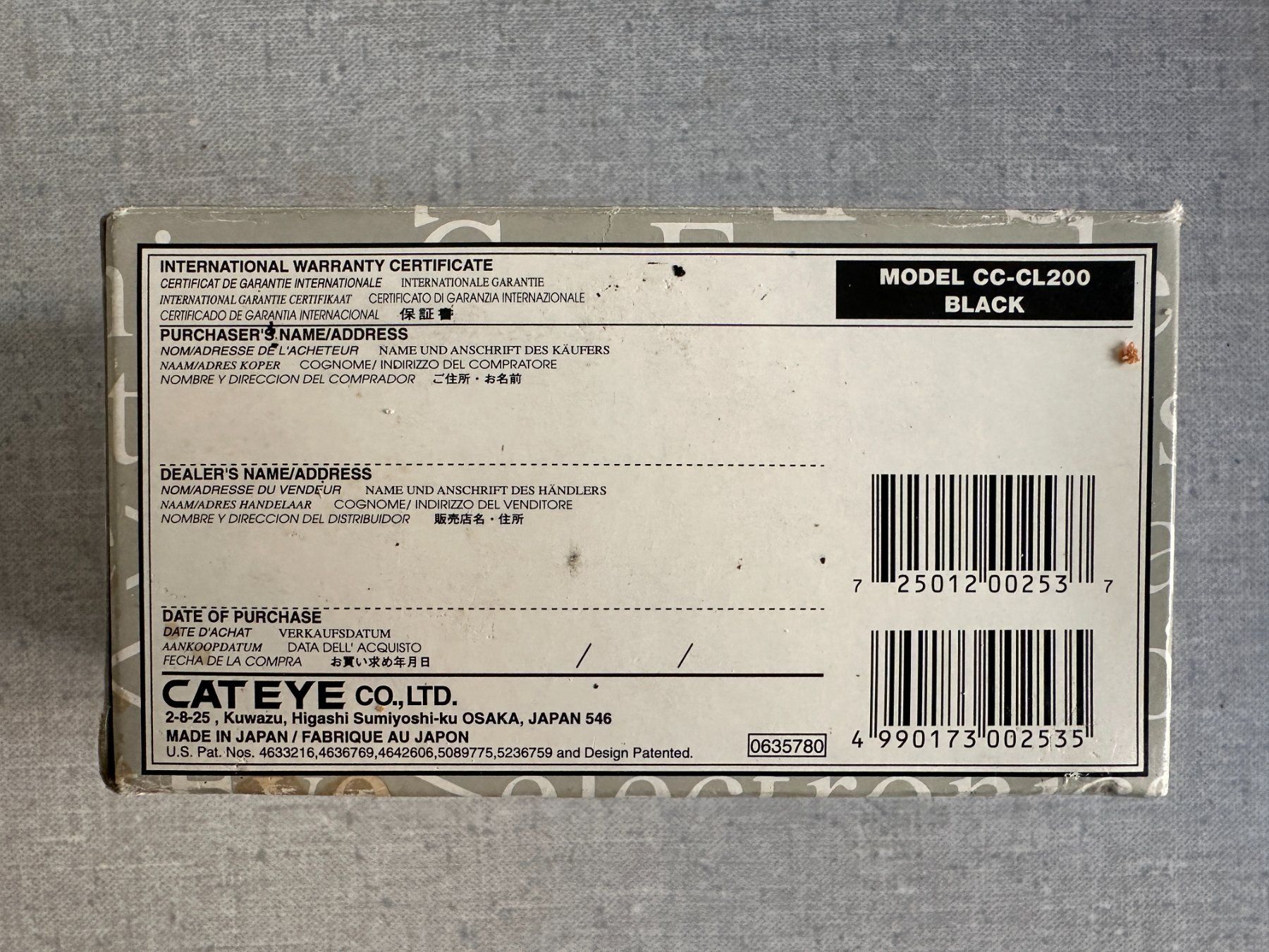 Pezzi di ricambio: CatEye Cordless 2 CC-CL200 Cyclometer Bike Computer – Usato da Lausanne venduto da brixton 2