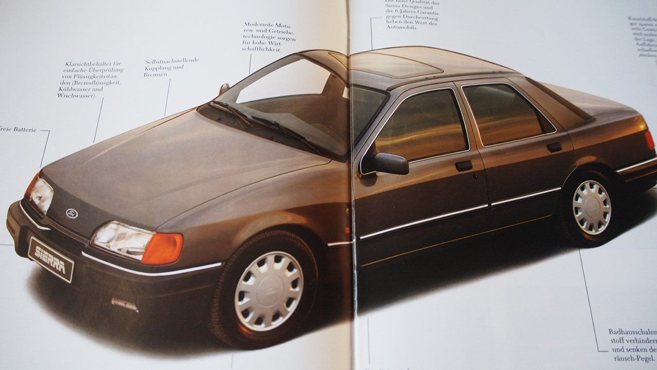 Ford Documenti: Ford Sierra Prospekt 6.1989 – Usato da Zofingen venduto da sosalinos01 2
