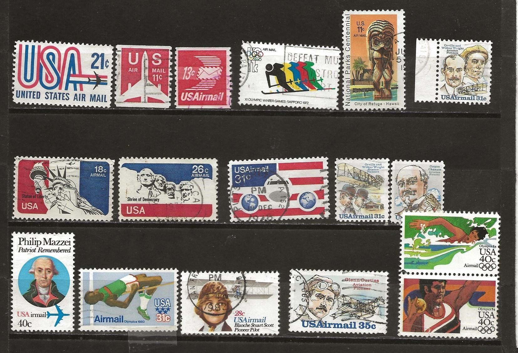 Alle Briefmarken: USA AIR MAIL 1949 .... – Gebraucht aus Sion von PierreP01 2