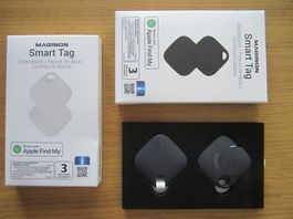 2 x paquets de 2 traceurs Smart Tag - Apple Find My, MAGINON