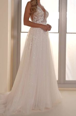 Zauberhaftes Boho-Chic Kleid mit funkelnder Spitze & Tüll