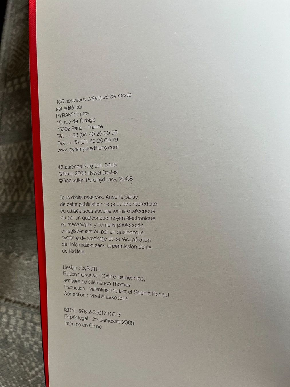 Libri: Hywel Davies: 100 nouveaux créateurs de mode – Usato da Lausanne venduto da Kinga_Shopaholic 2