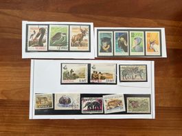 diverse Länder Lot Wildtiere  gest.+ **  (A1001)