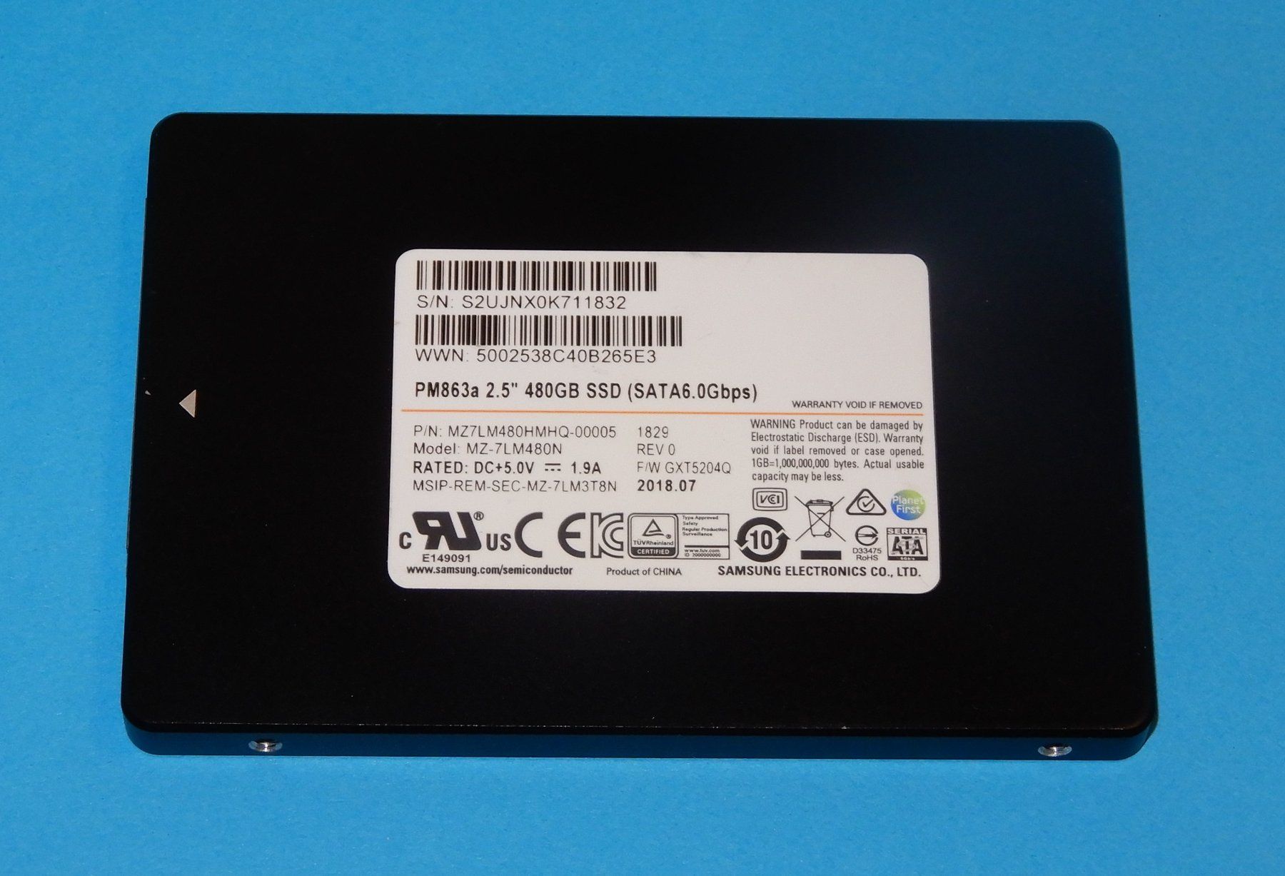 Samsung Disques durs: Samsung PM863a 480 GB SSD – D'occasion à Bern par compischop