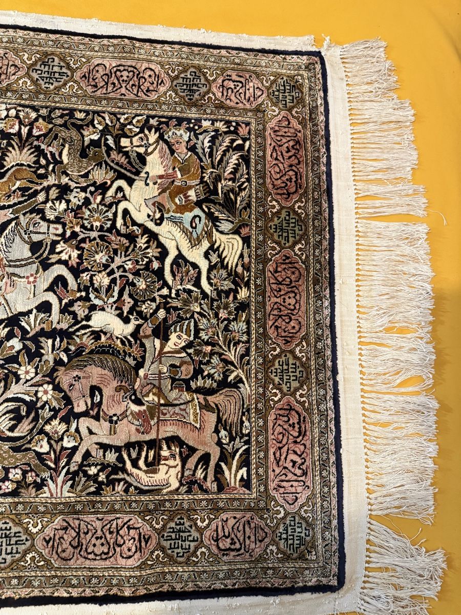 Tappeti: Antiker persischer Seidenteppich (Qom) – Usato da Chur venduto da Mohammad.miga 4