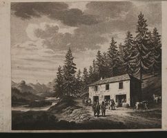 St. Moritz Neujahrsblatt mit Ansicht 1811