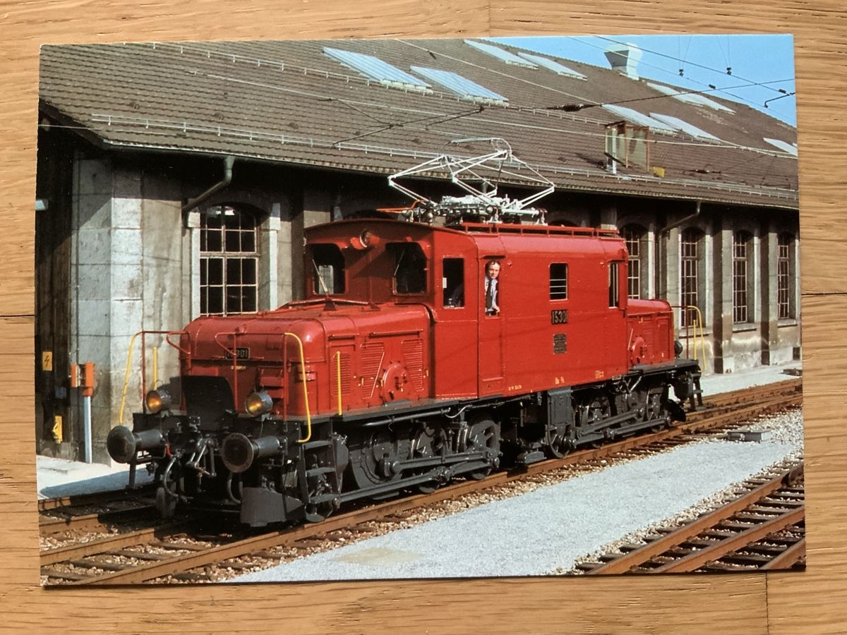 Cartoline postali: ANSICHTSKARTE SBB DE 6/6 15301 SEETAL KROKODIL – Nuovo (secondo la descrizione) da Frauenfeld venduto da CSM71