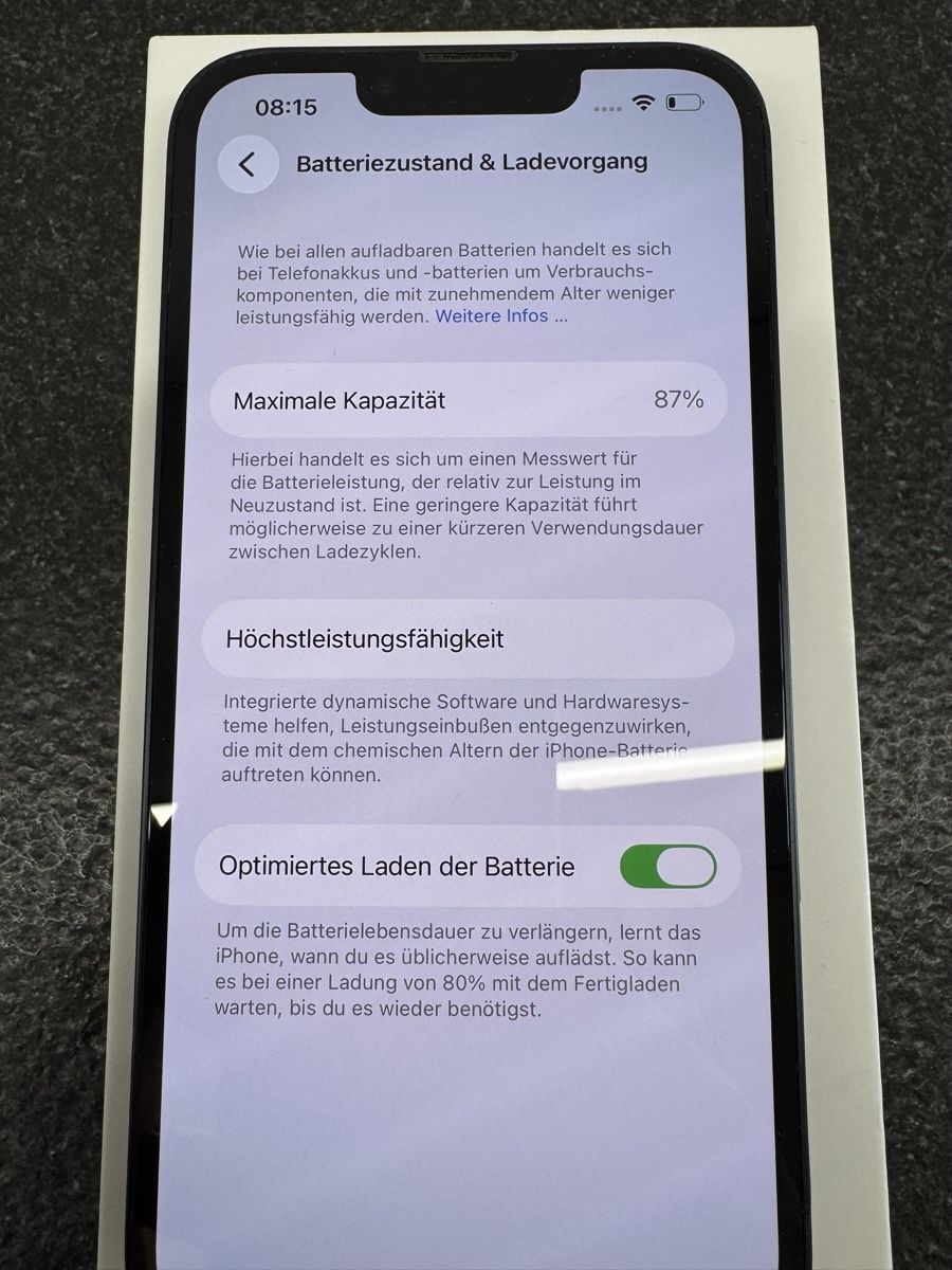 Apple Portables: iPhone 13 128GB  – D'occasion à Bern par dingodachs 4