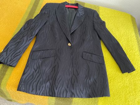 Blazer Basler schwarz mit Muster gr 40 guter Zustand