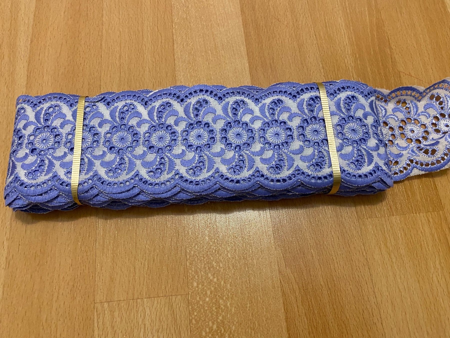 Tessuti: Spitzenband Blau – Nuovo (secondo la descrizione) da Buchrain venduto da Sisi83 1