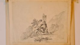 Charles Louis Guigon sign. Zeichnung