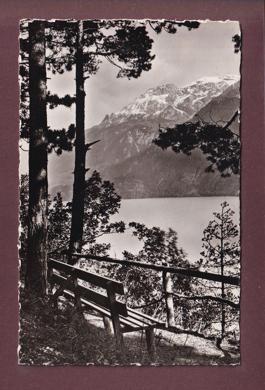 Ansichtskarten: Katzenpfad bei RINGGENBERG - 1952 – Gebraucht aus Pully von nicecards