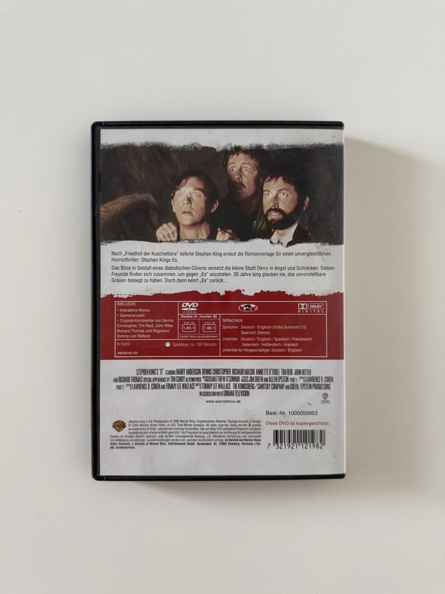 Alle DVDs: It Es Stephen King 1990 DVD, ENG DE ES  – Gebraucht aus Couvet von Aura_aura 2