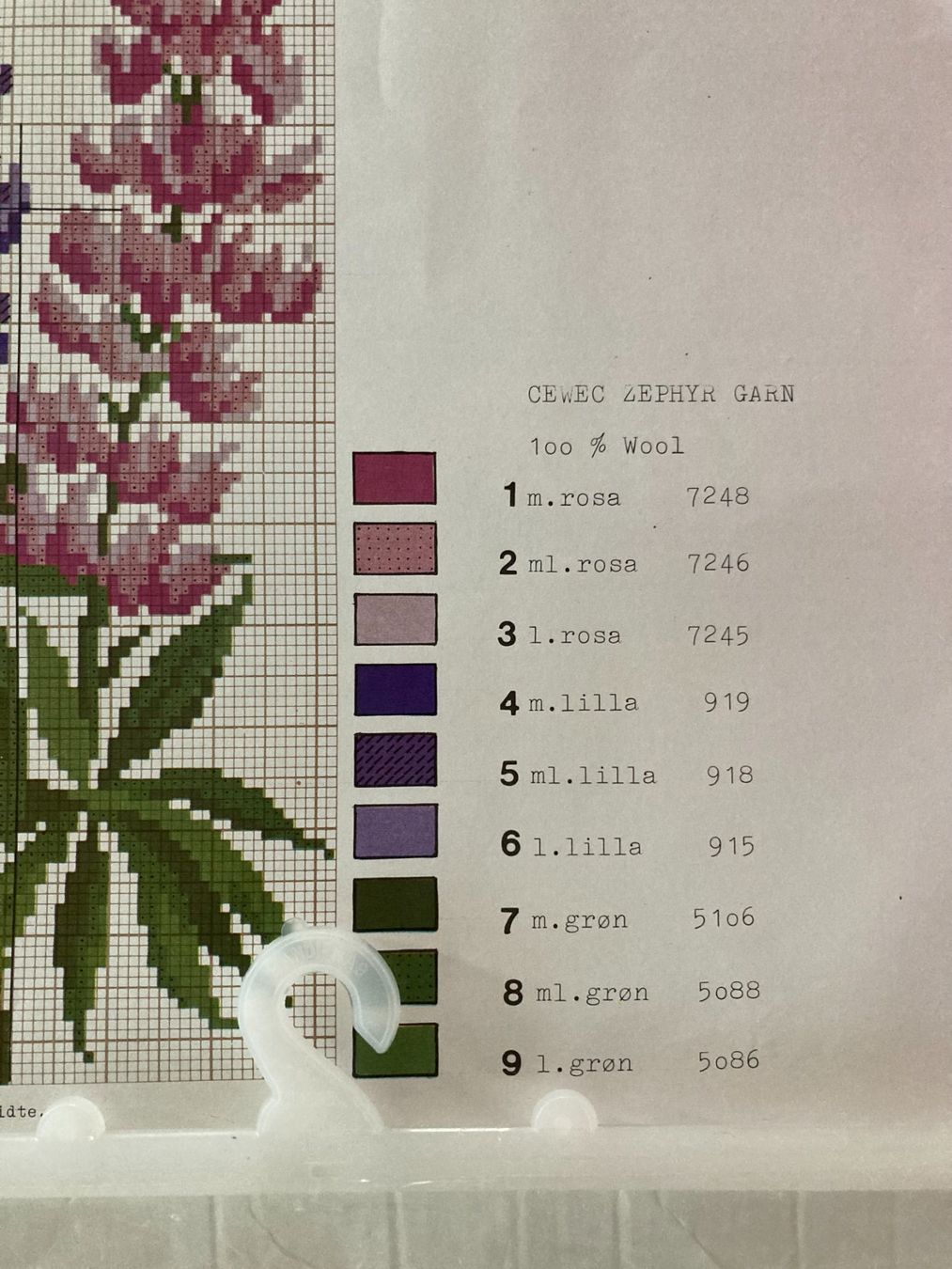 Kit bricolage: CEWEC DANISH DESIGN  Stickset Stickbild Blumen – Nuovo e nell'imballaggio originale da Subingen venduto da ArtBead 6