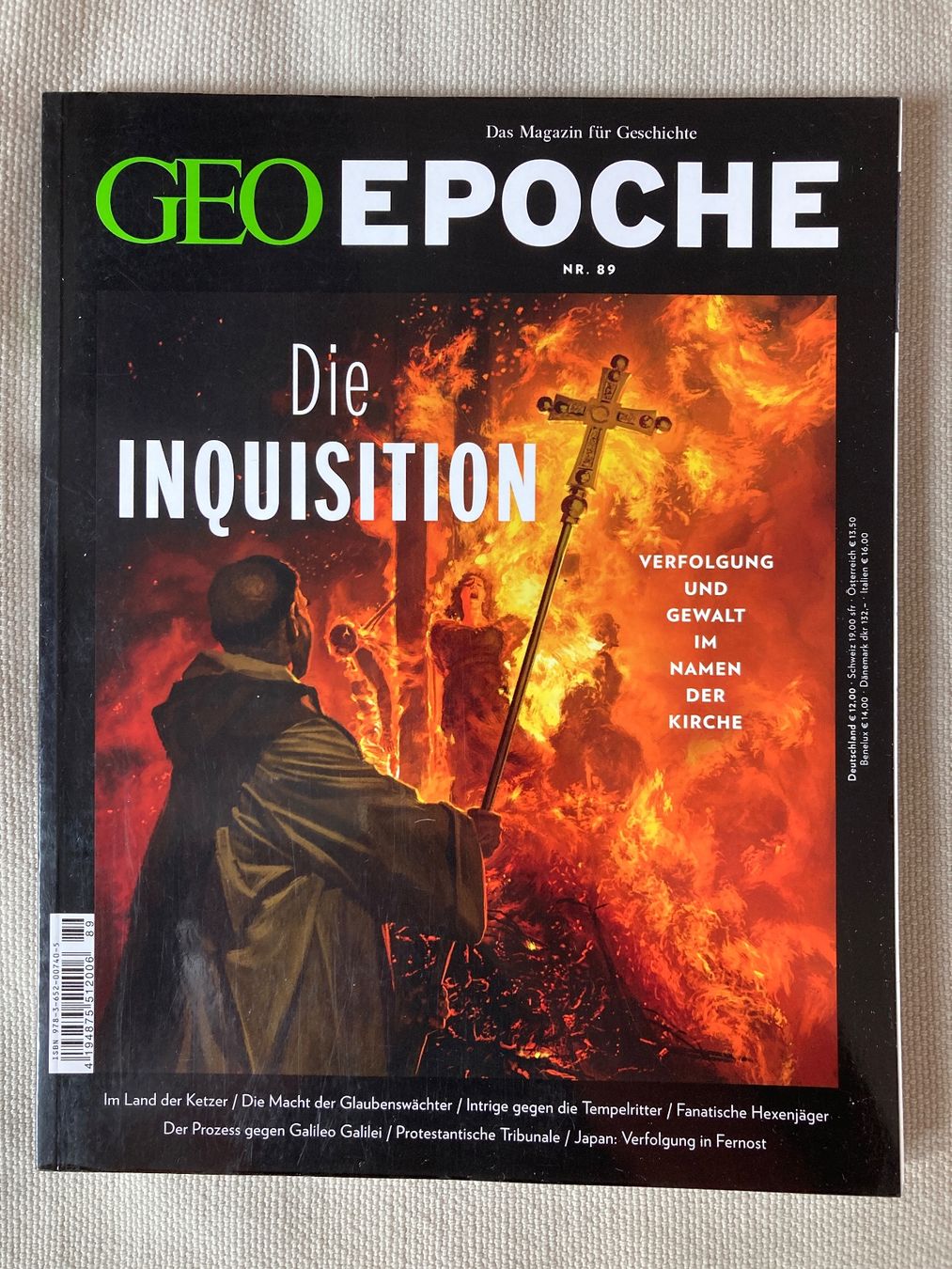 Zeitschriften & Magazine: Geo Epoche, Die Inquisition, Nr. 89 – Gebraucht aus Baden von Yoyo1