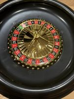 Roulette Spiel Set mit Spielfeld und 2 Kugeln