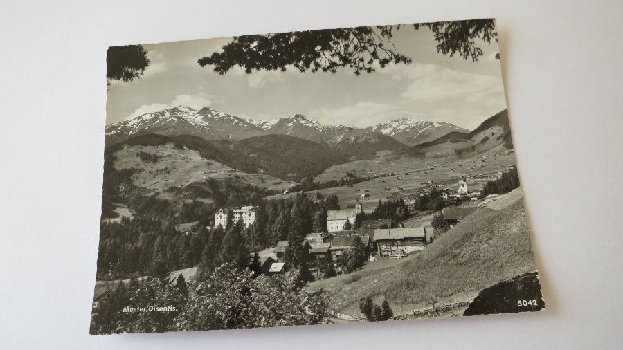 Cartoline postali: Muster / Disentis - 1960 – Usato da Jona venduto da centumprata