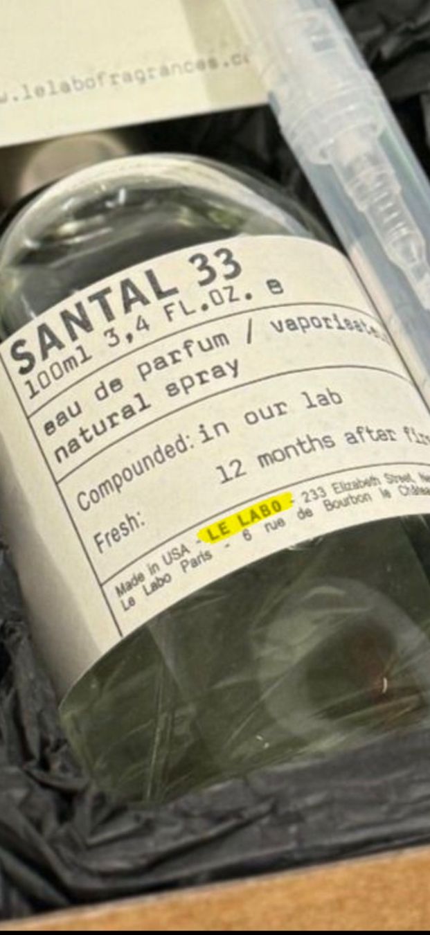 Profumi & Eau de Toilette: Le Labo Santal 33 - 2ml Probe – Nuovo (secondo la descrizione) da Baden venduto da GregK02 3