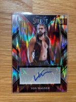 Panini Select WWE Von Wagner Autogramm Shimmer