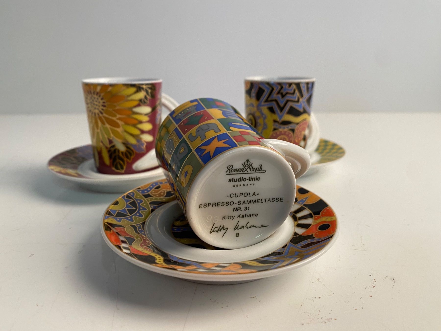 Rosenthal Tassen: 3er Set Espresso Sammeltassen Rosenthal studio-line – Gebraucht aus Küssnacht am Rigi von Brockenhaus-Rigi 7