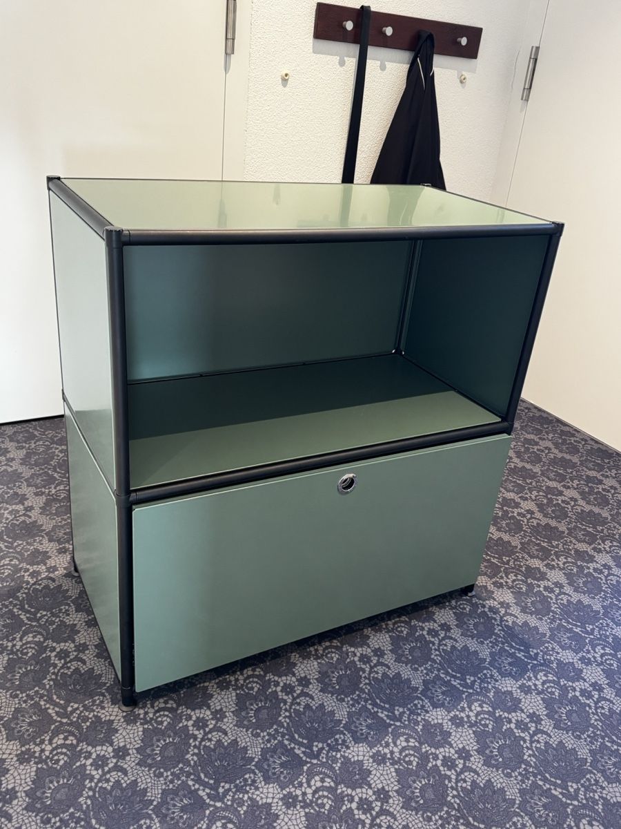 Pfister Regale: Pfister  system 4 Sideboard Quadro ,dark green – Gebraucht aus Jonen von chrispluess