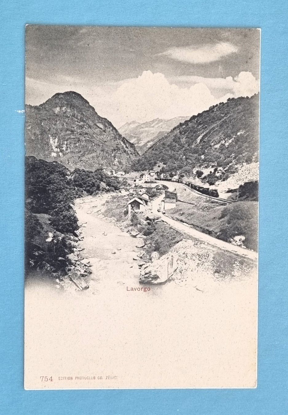 Cartoline postali: Lavorgo - Gotthardbahn - Ferrovia - Güterzug – Usato da Rothrist venduto da RROENK