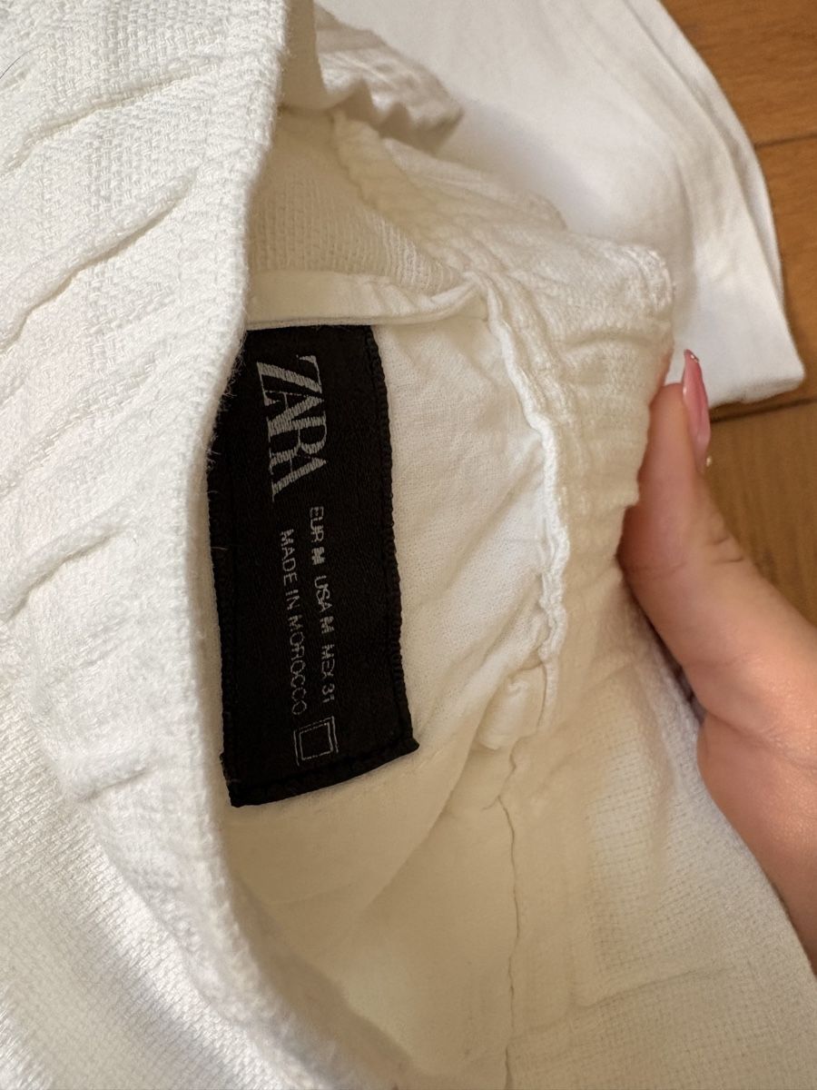 Zara Jeans: Short Zara Blanc - Taille M – Usato da Vésenaz venduto da gau_v6pf 4