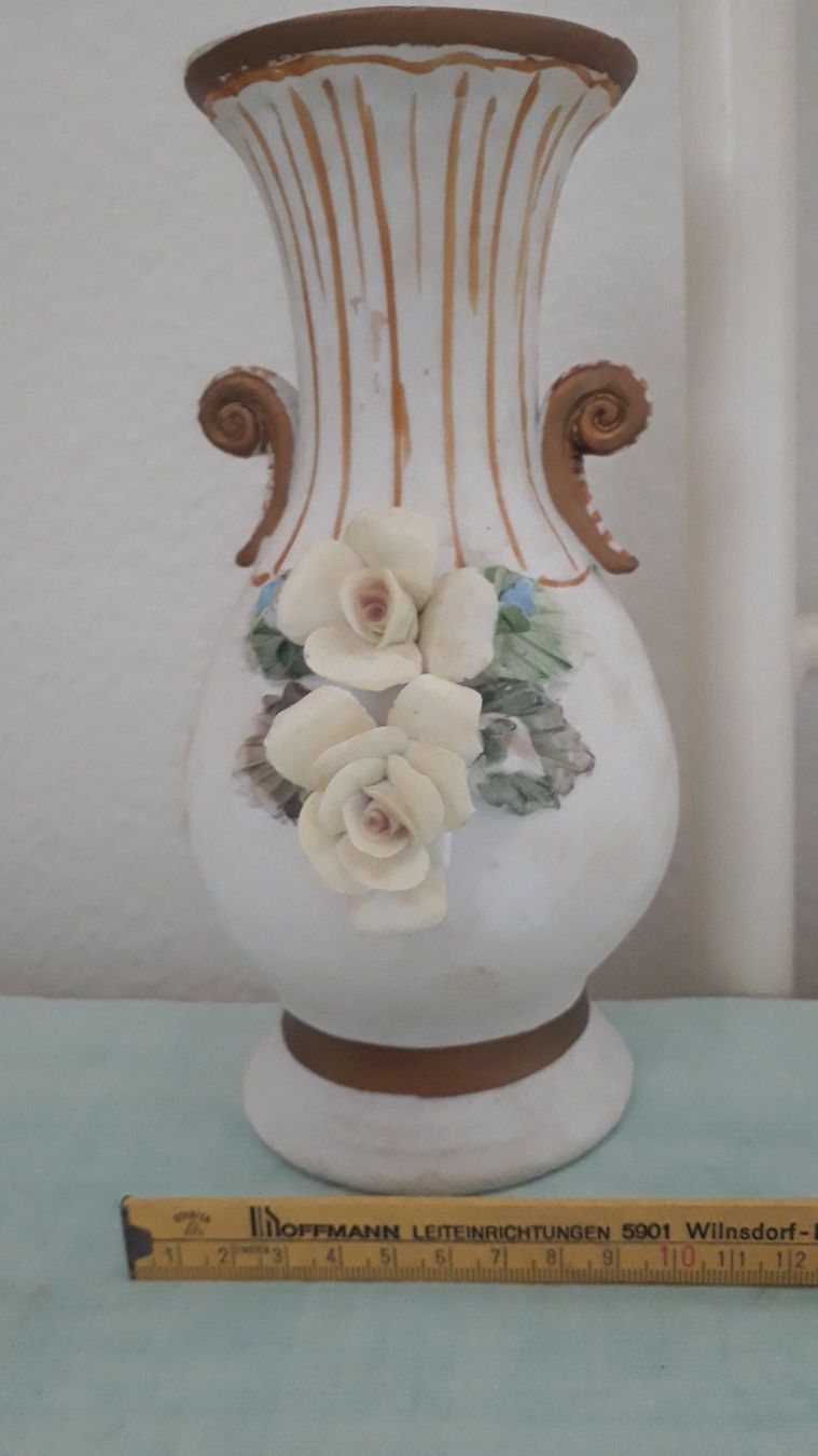 Vasi & Recipienti: Vase mit Blumendekor – Usato da Zürich venduto da wildflower26 7