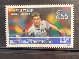 Österreich 2003 Werner Schlager Tischtennis Weltmeister pfr