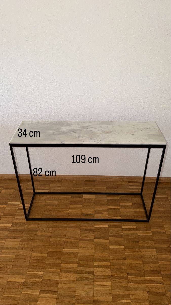 Tavoli: MARBLE CONSOLE TABLE – Nuovo (secondo la descrizione) da Puplinge venduto da yav_9r9f