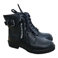 Tamaris Damen Schnürstiefeletten / Boots Schwarz – Gr. 37