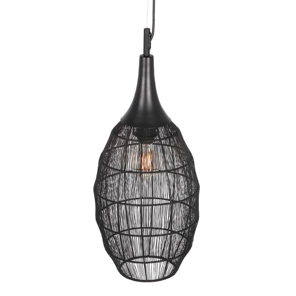 Kronleuchter & Deckenlampen: Pendelleuchte, Schwarz, Korb, 26 cm Ø – Neu (gemäss Beschreibung) aus Kreuzlingen von Smart-Light 4