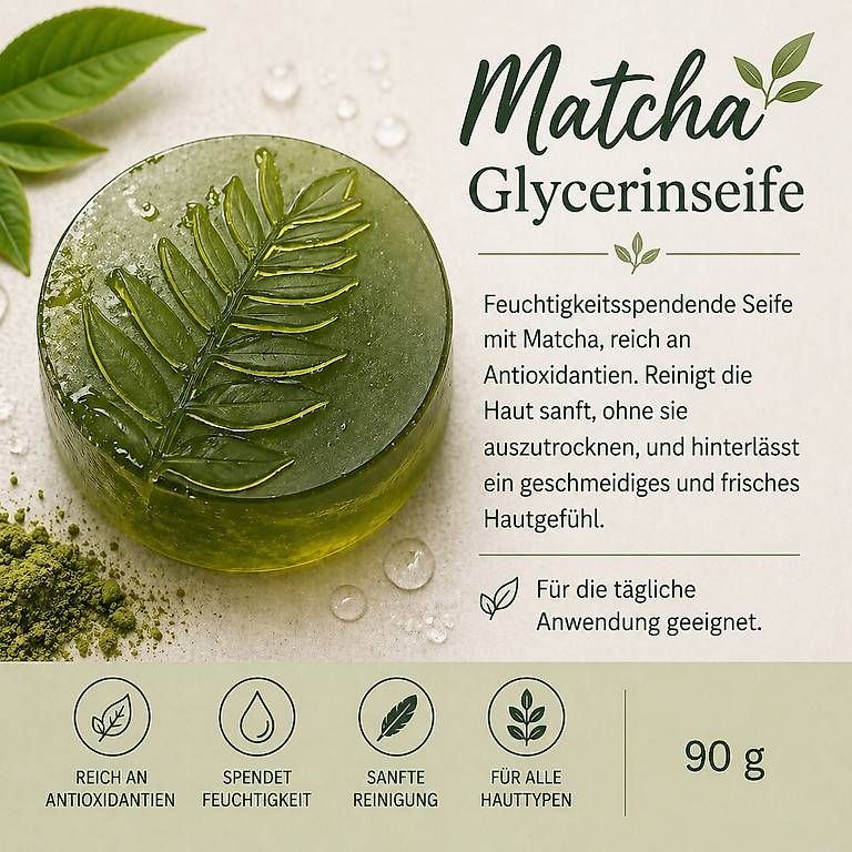 Cura del viso: Matcha Glow Antioxidant Soap – Nuovo e nell'imballaggio originale da Winterthur venduto da Chiqita
