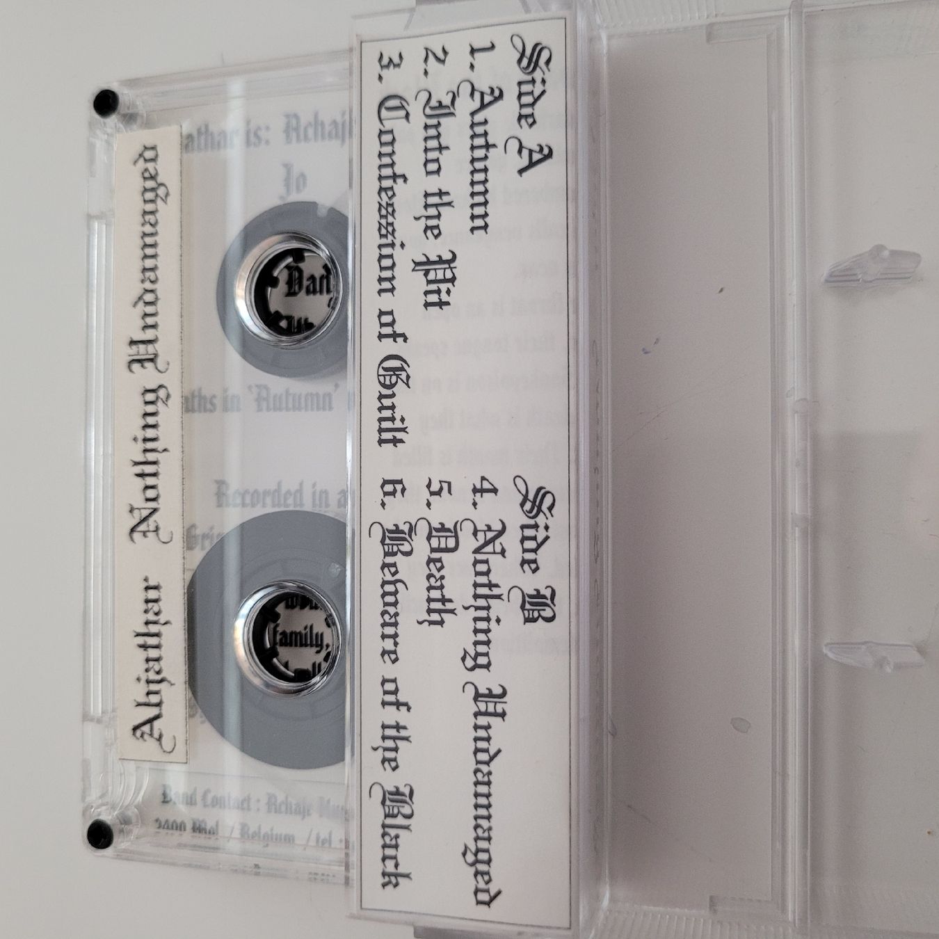 Musicassette: Abjathar - Nothing Undamaged Demo Cassette  – Usato da Münsingen venduto da Drachenwurst 1