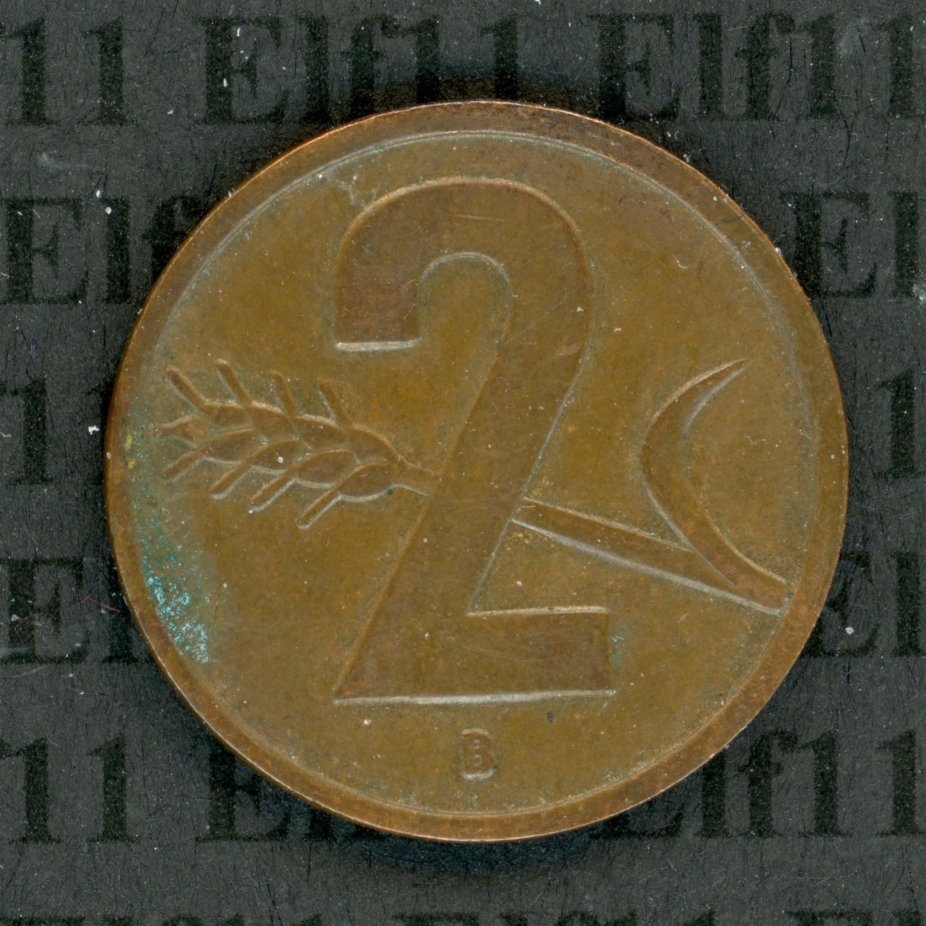 Tutti le monete: CHF___0.02 1952 -vz 2 Rappen – Usato da Widnau venduto da Elf11 1