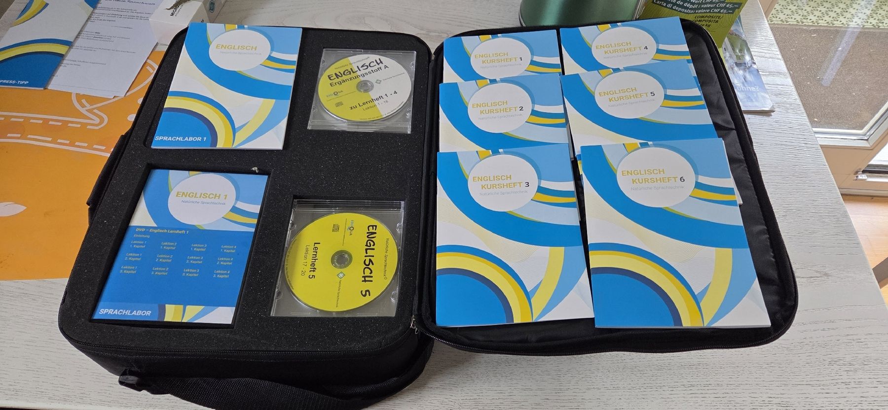 CD: Englisch Sprachlabor 1-6, Kursmaterial Kursheft + CD's – Usato da Horw venduto da rosc02