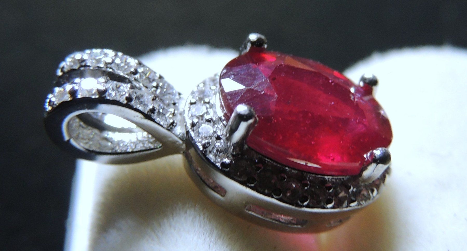 Anhänger: Silber 925 Rubin Anhänger – Neu und originalverpackt aus Waldenburg von schaller707 2