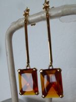 Elegante Ohrringe / (evtl. Madeira Citrine?)