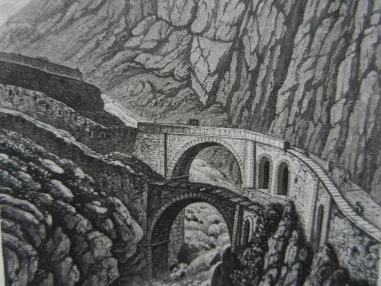 Incisioni: Le pont Diable Teufelsbrücke – Usato da Risch venduto da Rischli15 9