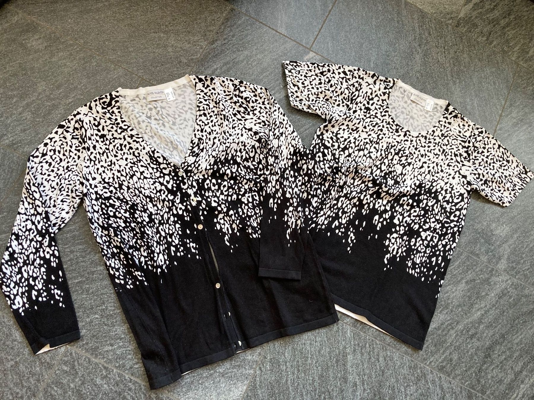Twinset Maglioni & Felpe: Twin Set, Pullover+Jacke, schwarz - weiss, Gr. 40  ** NEU ** – Nuovo (secondo la descrizione) da Zofingen venduto da Zofi2