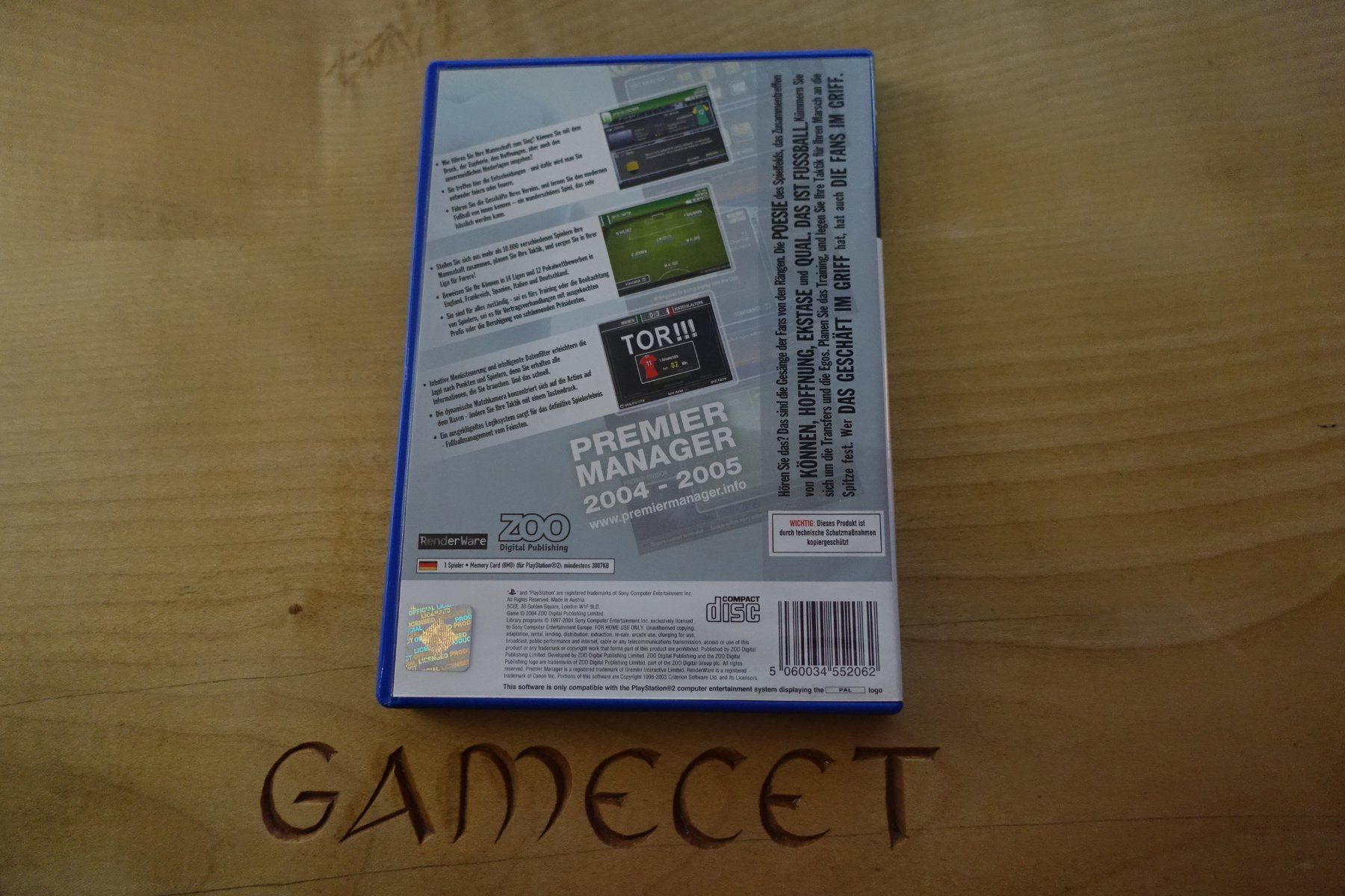 Sony Giochi: Premier Manager 2004-2005 – Usato da Steinach venduto da Gamecet 2
