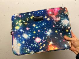 Laptop Hülle 16 Zoll Galaxie Design weich gefüttert