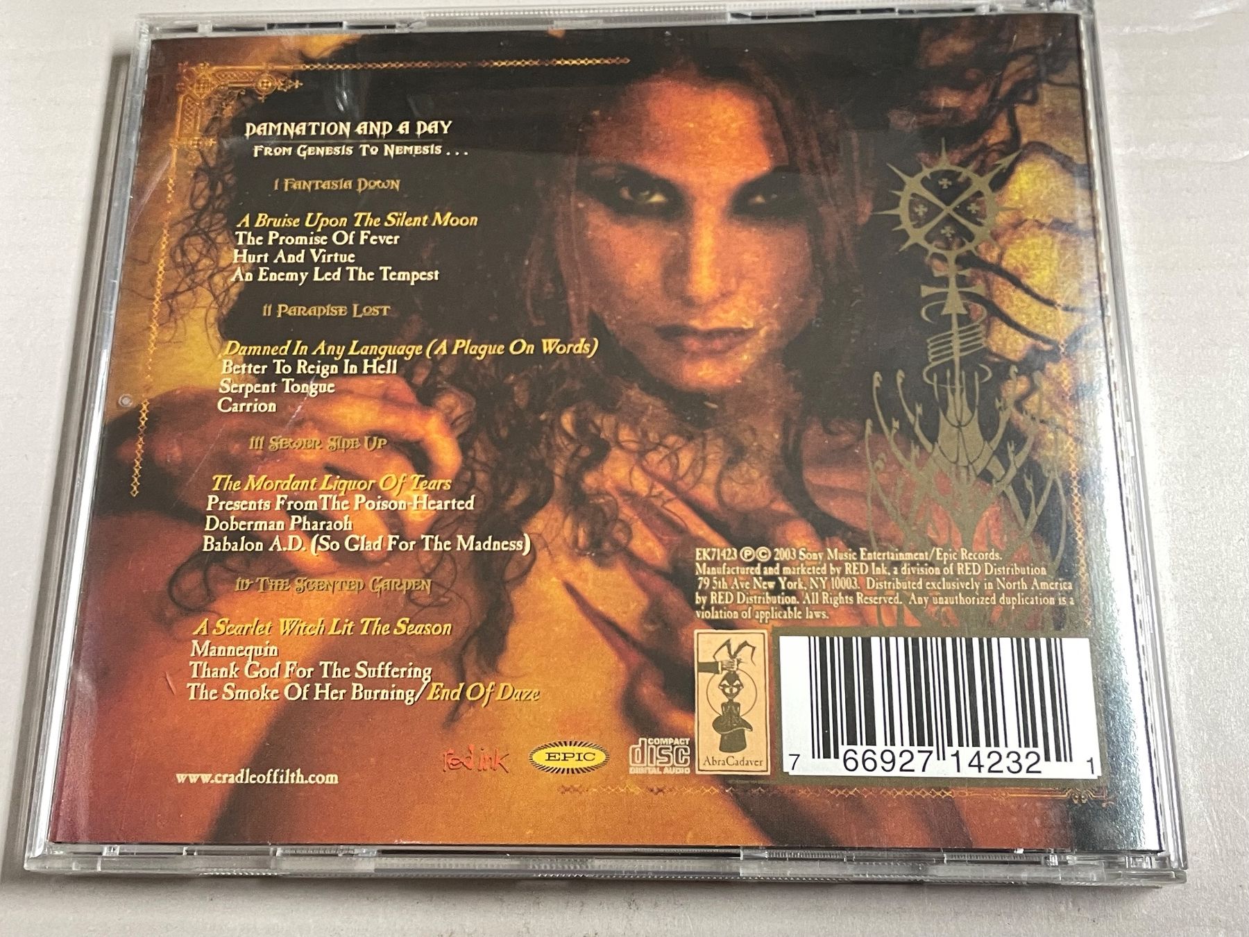 CDs: Cradle Of Filth – Gebraucht aus Muri b. Bern von AdidasCollector 1