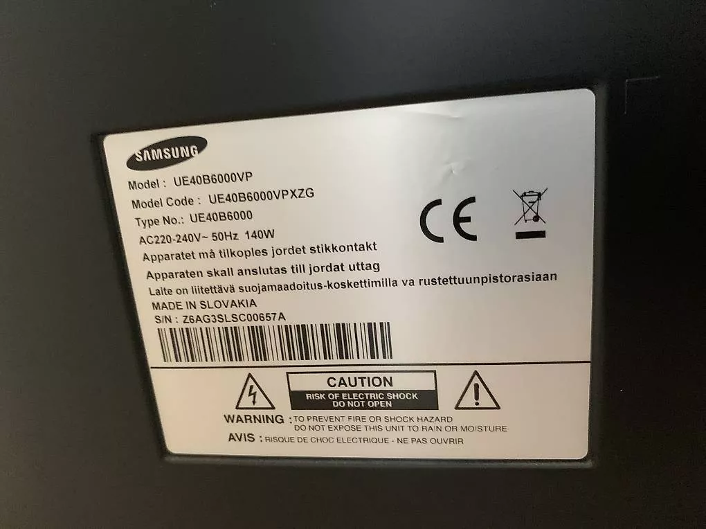 Televisori: TV Samsung  – Usato da Genève venduto da to_sch 1