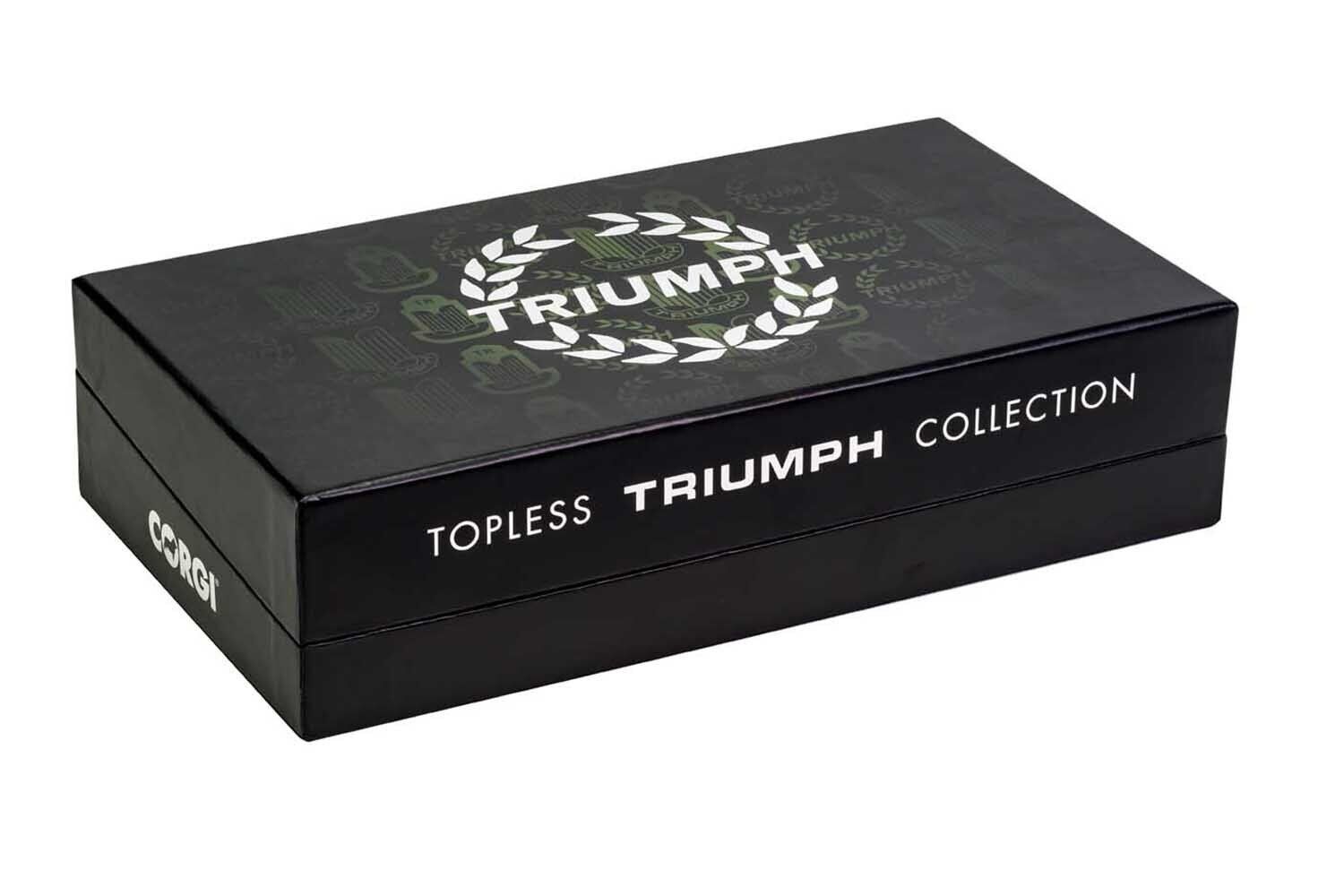Triumph Modellautos: Triumph 3er Set TR6 rot, Stag weiss, Spitfire hellblau  1:43 – Neu und originalverpackt aus Gerlafingen von espero88 9