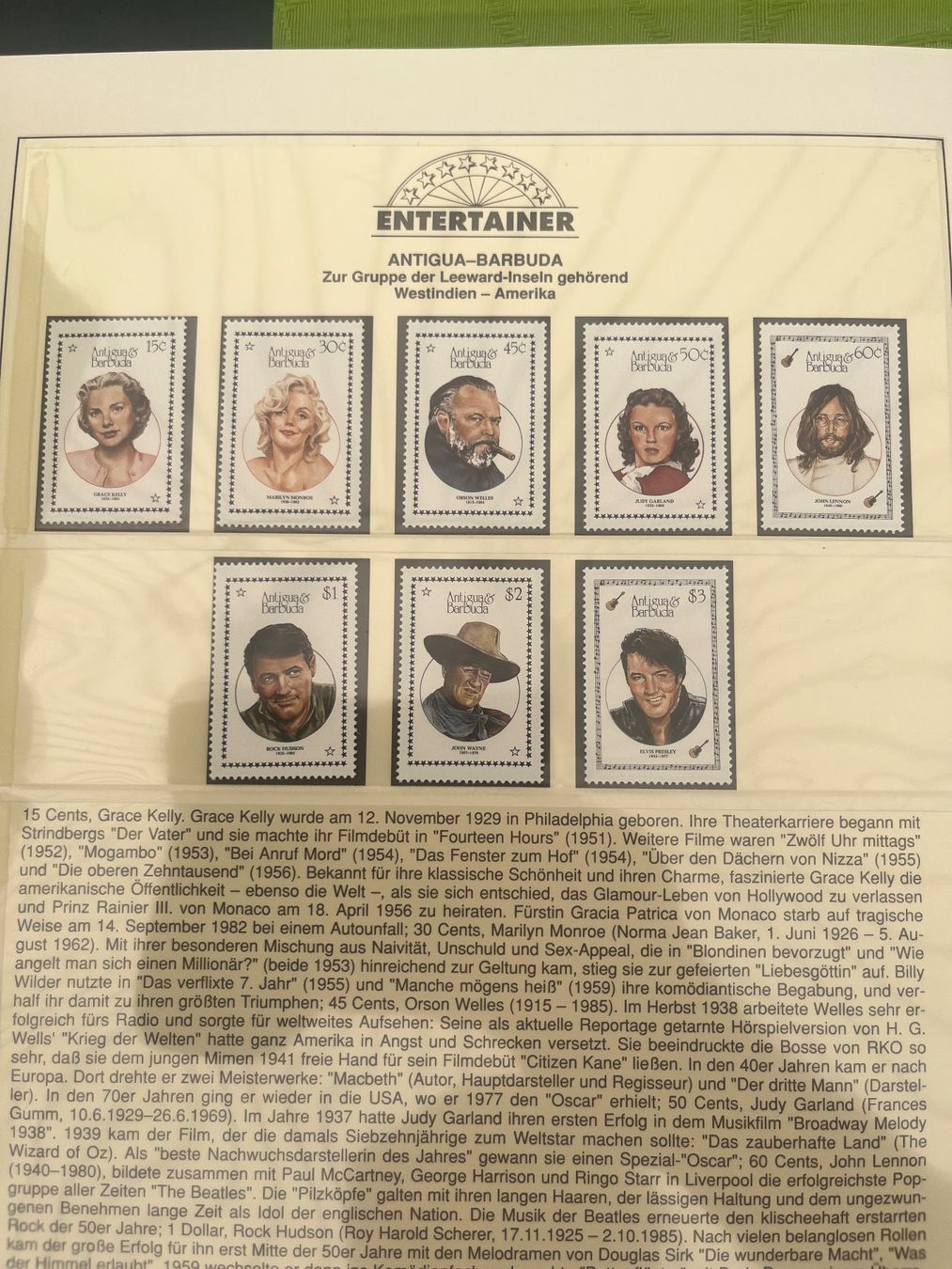 Albums: ENTERTAINER BRIEFMARKEN SAMMLUNG – D'occasion à Jona par Micicco 4